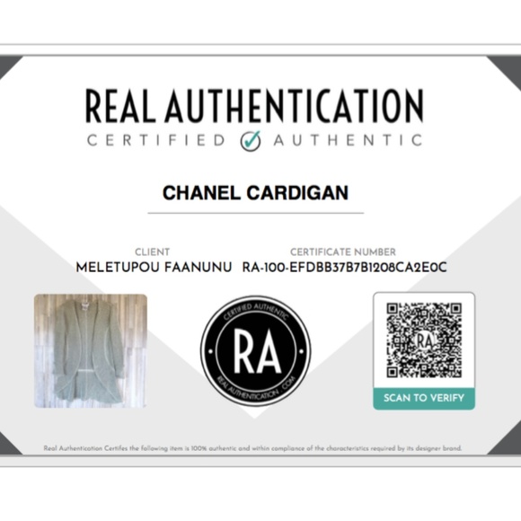 Vintage Chanel Boutique | Open Front Cardigan - Picture 7 of 7